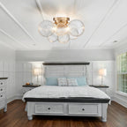 Modern Bubble Ceiling Light Fixture 4-Light Flush Mount