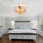 Modern Bubble Ceiling Light Fixture 4-Light Flush Mount