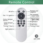 Modern Ceiling Fan with Light and Remote Control