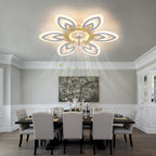 Modern Ceiling Fan with Light and Remote Control