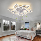 Modern Ceiling Fan with Light and Remote Control