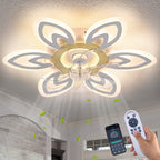 Modern Ceiling Fan with Light and Remote Control