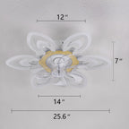Modern Ceiling Fan with Light and Remote Control