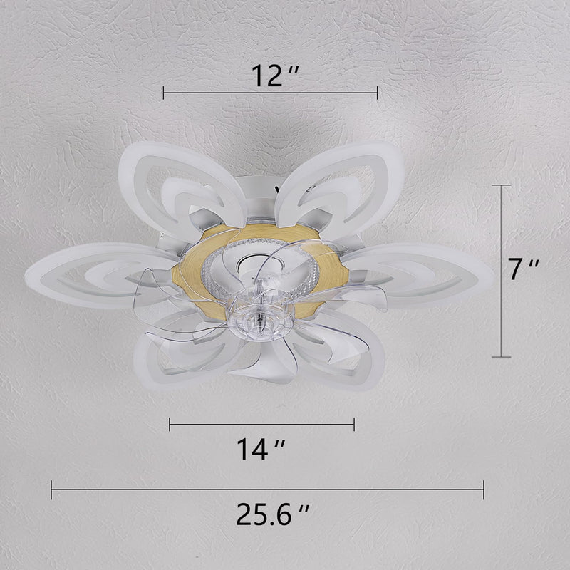 Modern Ceiling Fan with Light and Remote Control