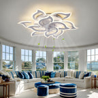 Modern Ceiling Fan with Light and Remote Control