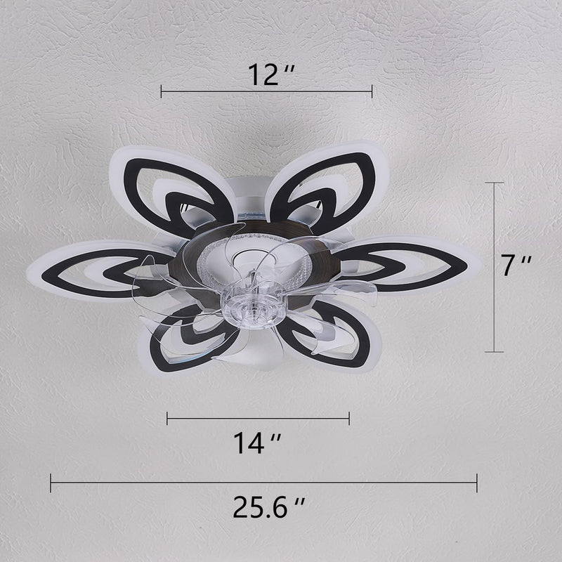 Modern Ceiling Fan with Light and Remote Control