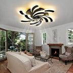 Modern Ceiling Fan with Light and Remote Control