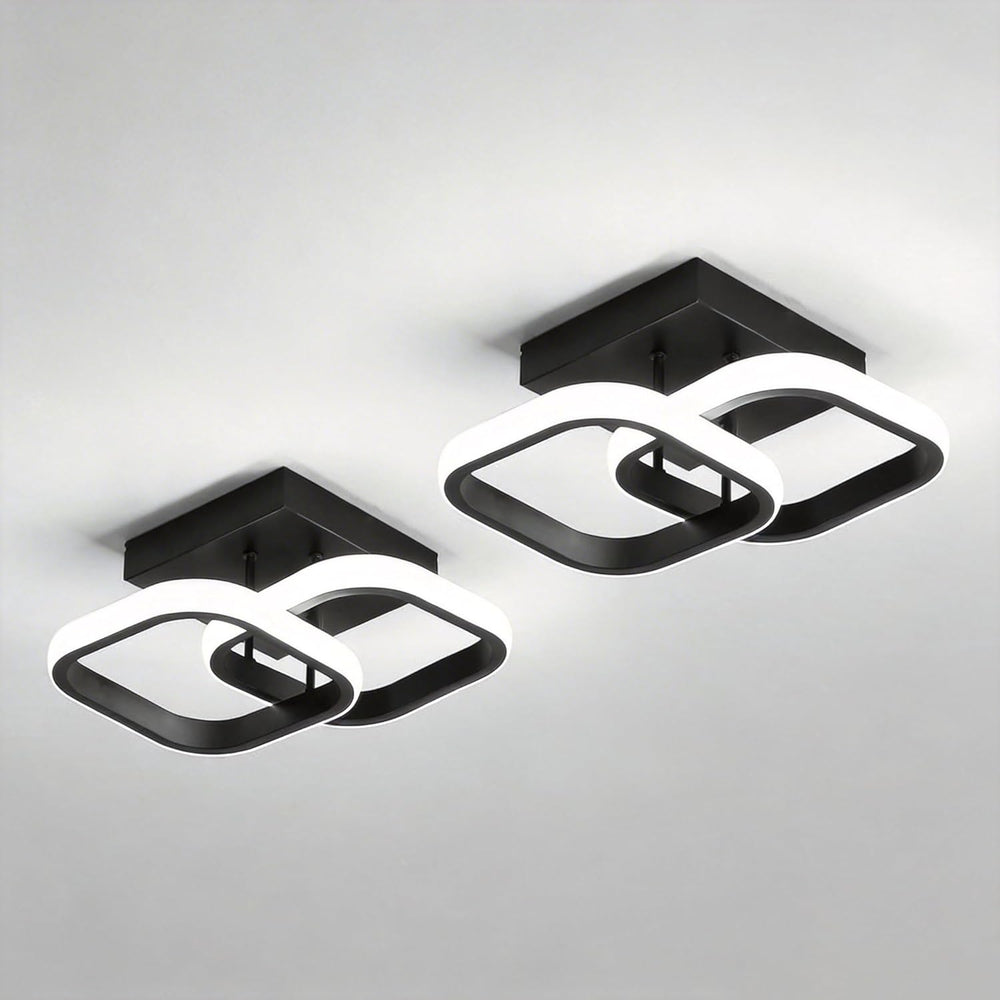 Modern Ceiling Light LED 22W Cool 6000K Square