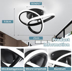 Modern Ceiling Light LED 22W Cool 6000K Square