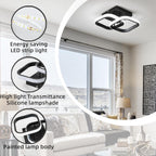 Modern Ceiling Light LED 22W Cool 6000K Square