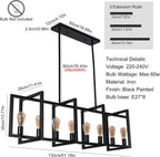 Modern Ceiling Light Pendant Hanging 4 Lights
