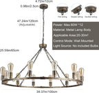 Modern Ceiling Light Pendant Hanging 4 Lights