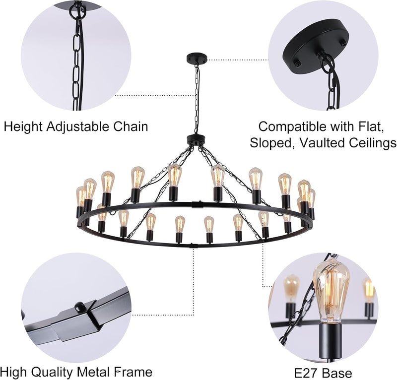 Modern Ceiling Light Pendant Hanging 4 Lights