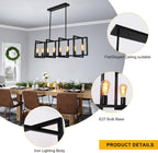 Modern Ceiling Light Pendant Hanging 4 Lights