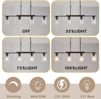 Modern Ceiling Lights E27 Farmhouse Living Room 60W