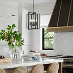 Modern Chandelier 4-Light Farmhouse Rustic Chandeliers