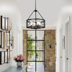 Modern Chandelier 4-Light Farmhouse Rustic Chandeliers