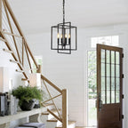 Modern Chandelier 4-Light Farmhouse Rustic Chandeliers