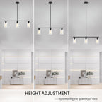 Modern Chandelier Ceiling Lights Living Room 6 Pendant