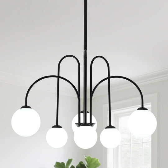 Modern Chandelier Ceiling Lights Living Room 6 Pendant