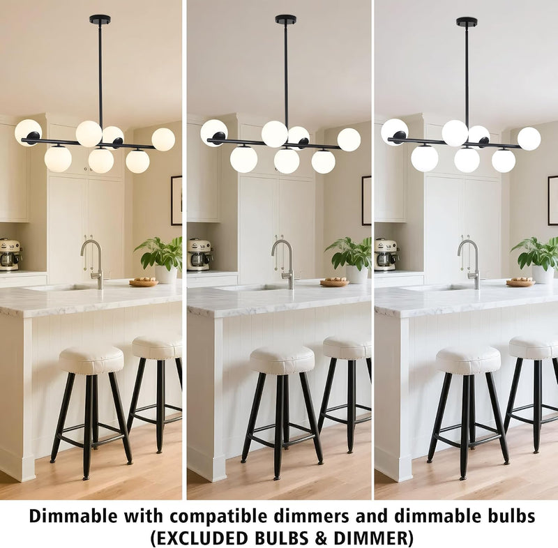 Modern Chandelier Ceiling Lights Living Room 6 Pendant