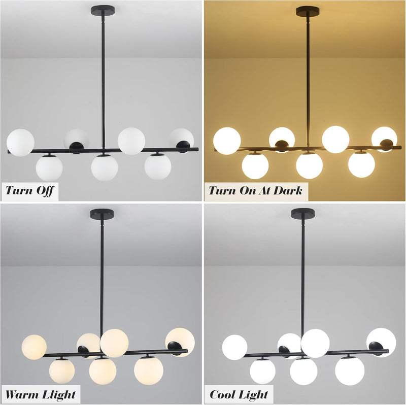 Modern Chandelier Ceiling Lights Living Room 6 Pendant