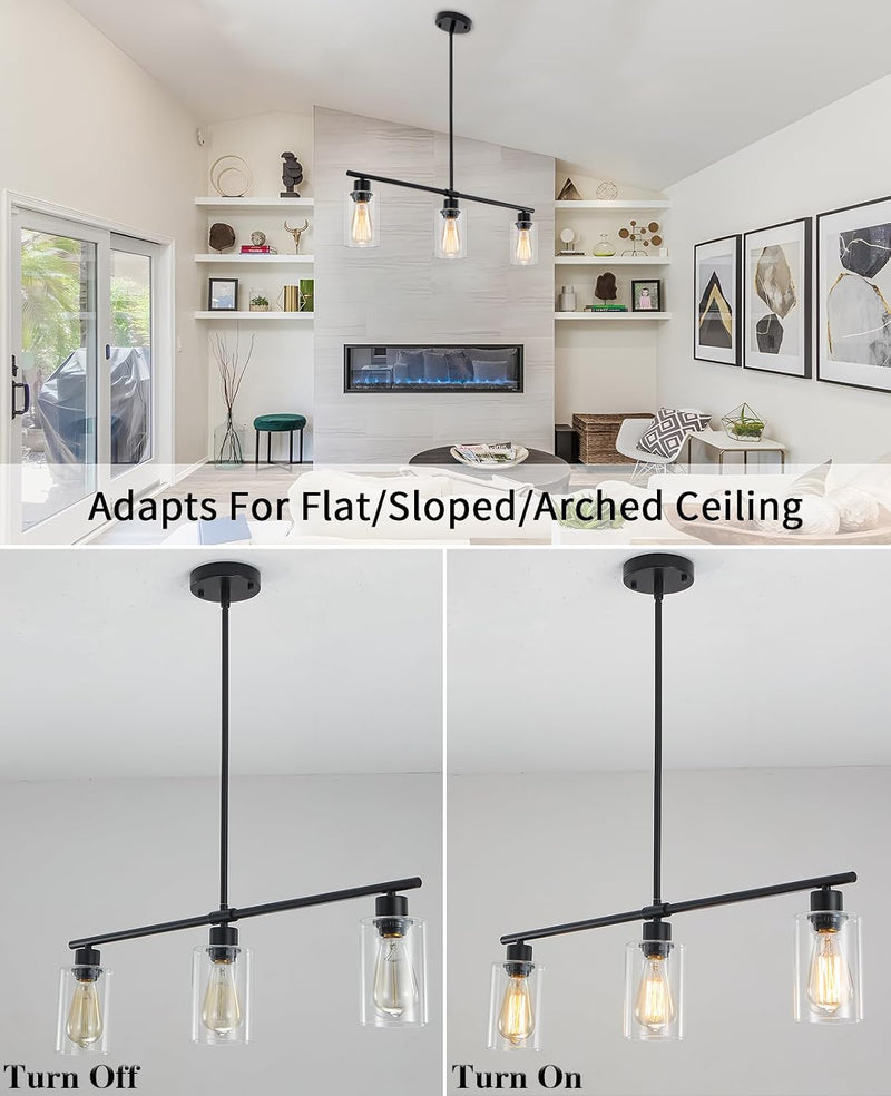 Modern Chandelier Ceiling Lights Living Room 6 Pendant