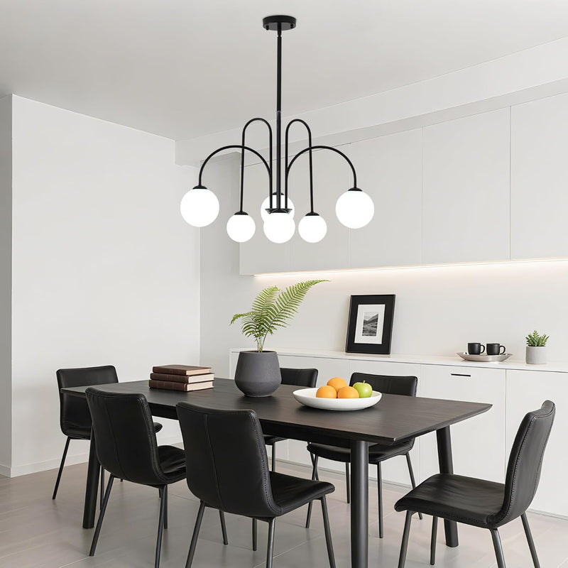 Modern Chandelier Ceiling Lights Living Room 6 Pendant