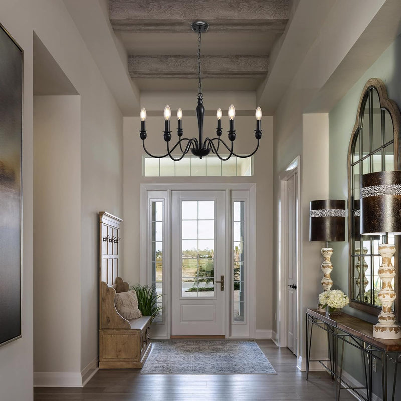 Modern Chandelier Ceiling Lights Living Room 6 Pendant