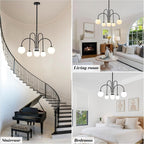 Modern Chandelier Ceiling Lights Living Room 6 Pendant