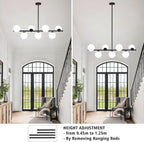 Modern Chandelier Ceiling Lights Living Room 6 Pendant