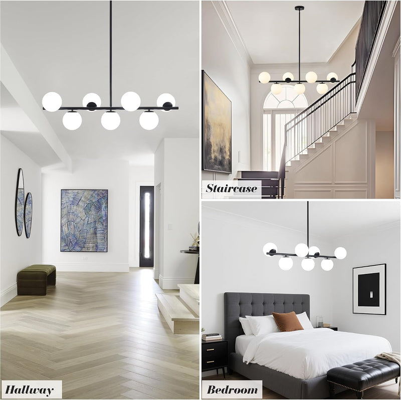 Modern Chandelier Ceiling Lights Living Room 6 Pendant