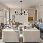 Modern Chandelier Ceiling Lights Living Room 6 Pendant