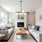 Modern Chandelier Ceiling Lights Living Room 6 Pendant