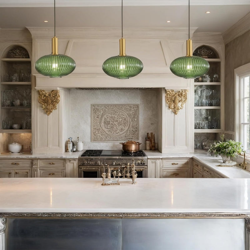 Modern Chandelier Copper Pendant Socket with Amber Glass