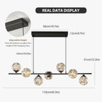 Modern Chandeliers Ceiling Light LED 7 Lights Dimmable