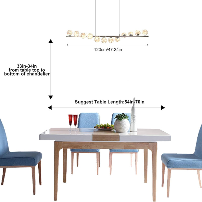 Chandeliers Ceiling Light Dimmable LED Kitchen Island Lights