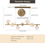 Modern Chandeliers Ceiling Light LED 7 Lights Dimmable