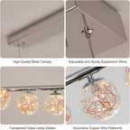 Modern Chandeliers Ceiling Light LED 7 Lights Dimmable