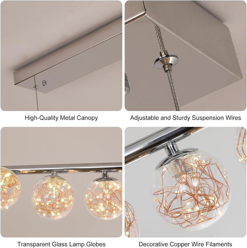 Chandeliers Ceiling Light Dimmable LED Kitchen Island Lights