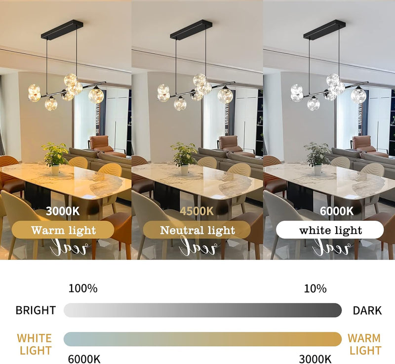 Chandeliers Ceiling Light Dimmable LED Kitchen Island Lights
