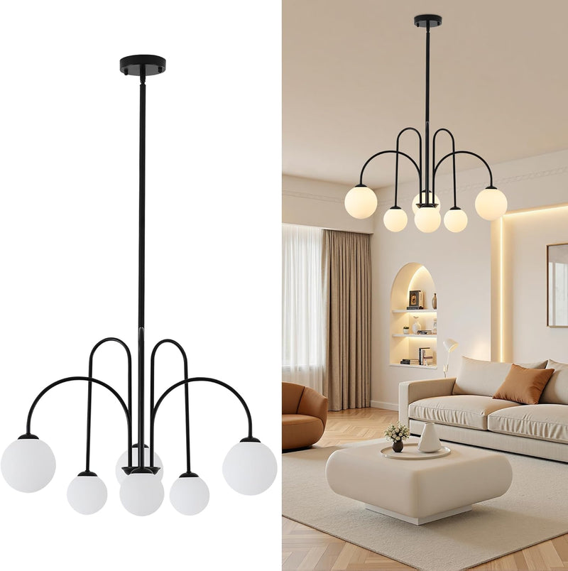 Modern Chandelier 7 Lights Pendant Ceiling Living Room