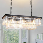 Modern Contemporary K9 Crystal Chandelier Pendant Light 3-Tier