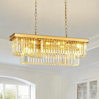 Modern Contemporary K9 Crystal Chandelier Pendant Light 3-Tier