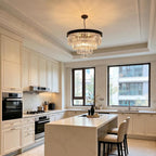 Modern Contemporary K9 Crystal Chandelier Pendant Light 3-Tier
