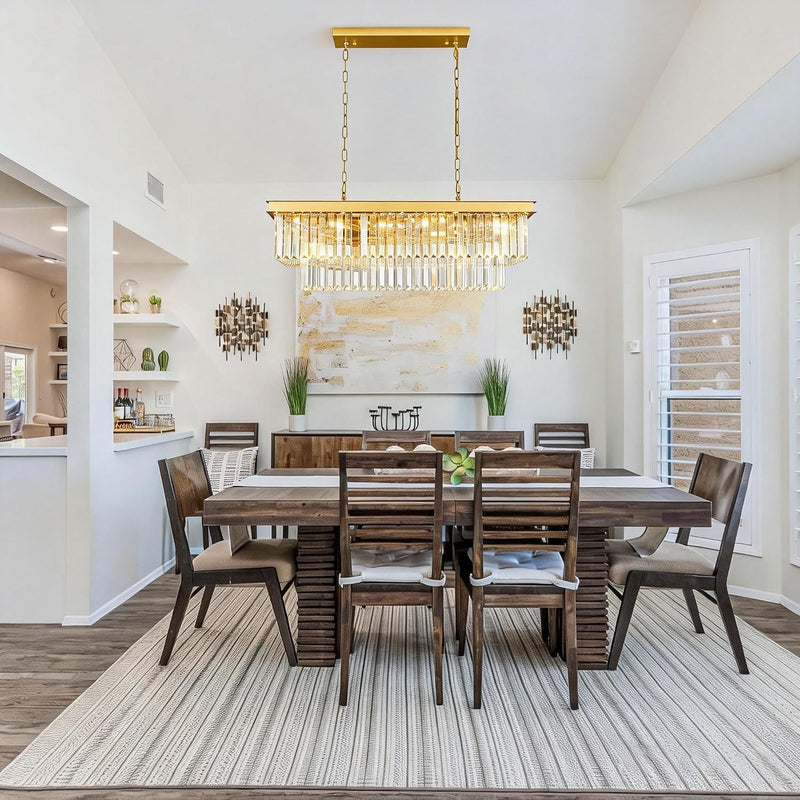 Modern Contemporary K9 Crystal Chandelier Pendant Light 3-Tier