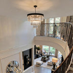 Modern Contemporary K9 Crystal Chandelier Pendant Light 3-Tier