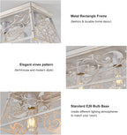 Modern Crystal Ceiling Light 6 Chandelier Lights Fixture