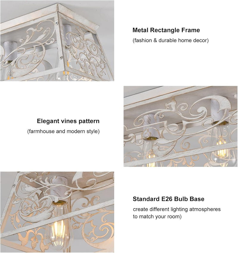 Modern Crystal Ceiling Light 6 Chandelier Lights Fixture