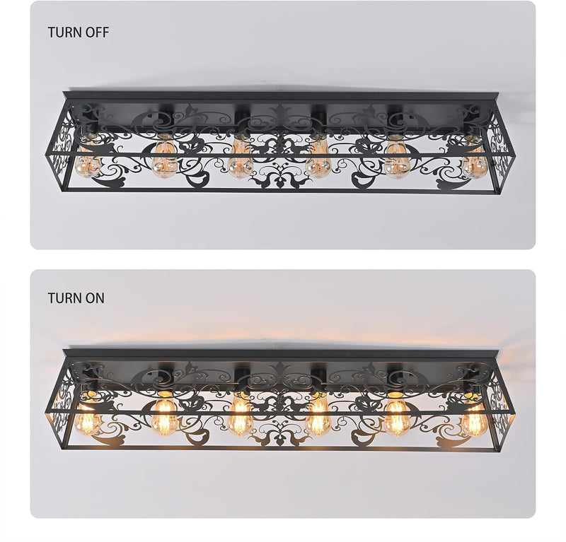 Modern Crystal Ceiling Light 6 Chandelier Lights Fixture